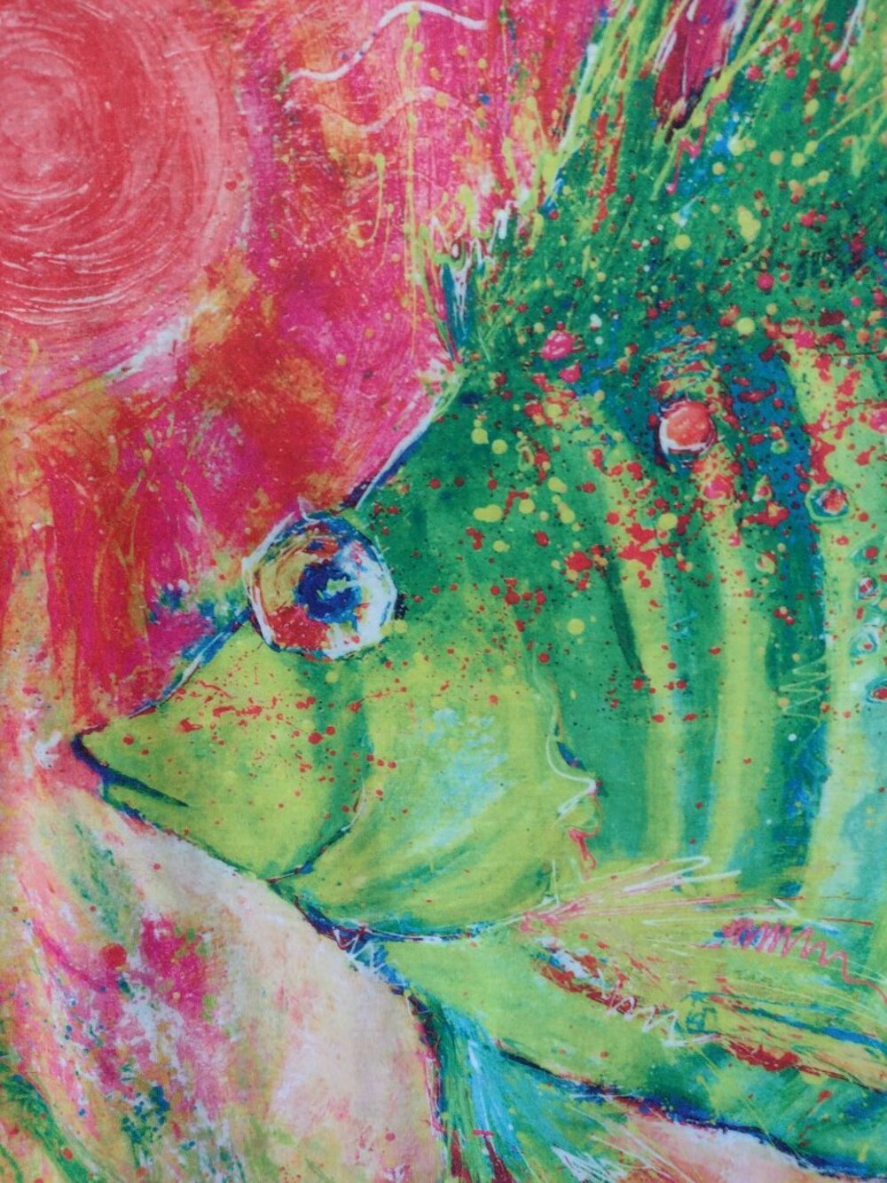 Leoma Lovegrove Tropical Fish Colorful Medium Top - Picture 3 of 6